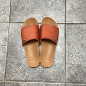 Reef leather sandals! Sz 7